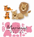 Marianne Design Collectables Eline's Lion / Tiger COL1455 per stuk