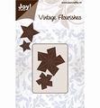 Joy Crafts Snijmal Vintage Flourishes Vouwstera 6003/0088 per stuk