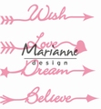 Marianne Design Collectables Arrow Sentiments COL1458 per stuk