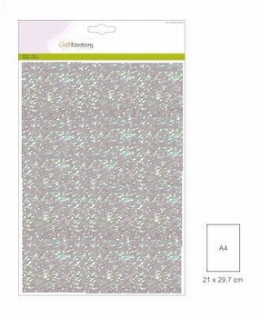 Craft Emotions Glitterpapier Babyblauw 1290/0110*