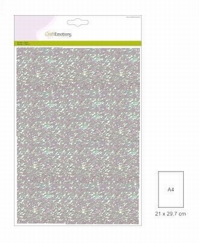 Craft Emotions Glitterpapier Babyblauw 1290/0110