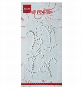 Marianne Design Zelfklevende Parels Swirls White CA3101