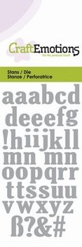 Craft Emotions Snijmal Alfabet Kleine Letters 115633/0164