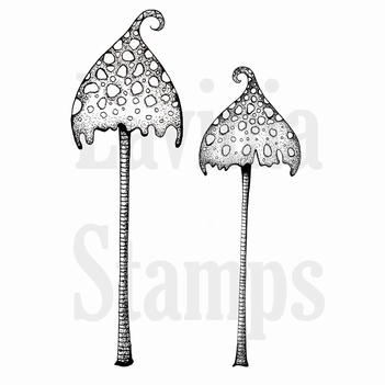 Lavinia Clear Stamp Spotty Toadstool LAV363