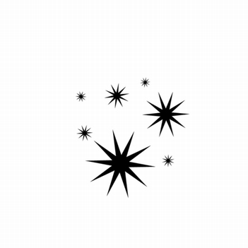 Lavinia Clear Stamp Miniature Stars 2   LAV212