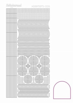 Hobbydots Sticker - Adhesive - White  STDA060