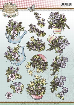 Yvonne Creations knipvel Springtastic - Flowers CD10818*