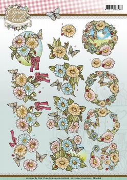 Yvonne Creations knipvel Springtastic - Flowers CD10816*