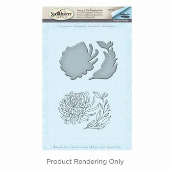 Spellbinders Stamp & Die Chrysanthemum SDS-042