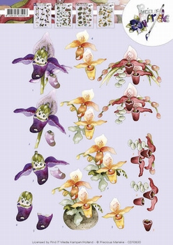 Precious Marieke knipvel Orchideeën CD10830*