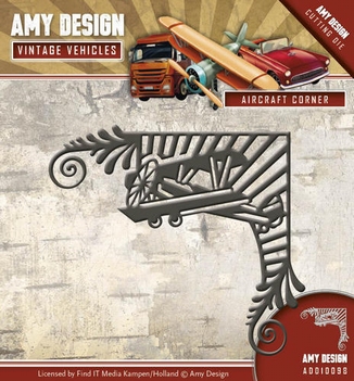 Amy Design Snijmal Vintage Vehicles Aircraft Corner ADD10098