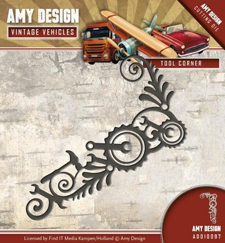 Amy Design Snijmal Vintage Vehicles Tool Corner ADD10097*