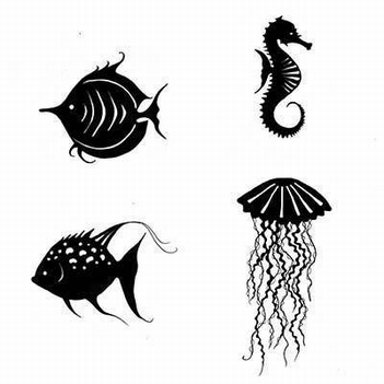 Lavinia Clear Stamp Sea Creatures LAV170