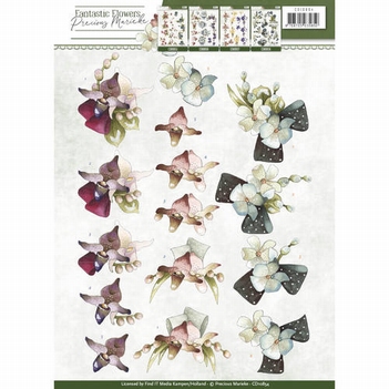Precious Marieke knipvel Fantastic Flowers Orchid CD10854*