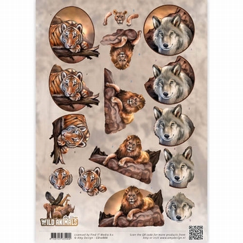 Amy Design knipvel Wild Animals - Big Five 1   CD10866*
