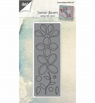 Joy Crafts Snijmal Bloemen met Vouwlijn 6002/0951*