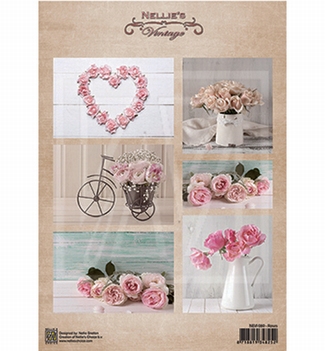 Nellie Snellen knipvel Vintage Roses NEVI080*