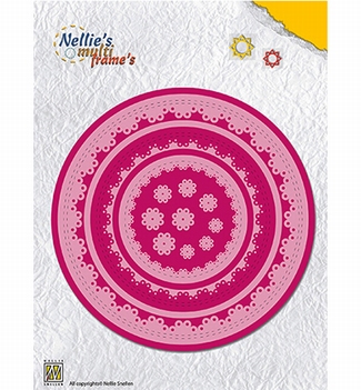 Nellie Snellen Multi Frame Die Round Doily 1    MFD106*