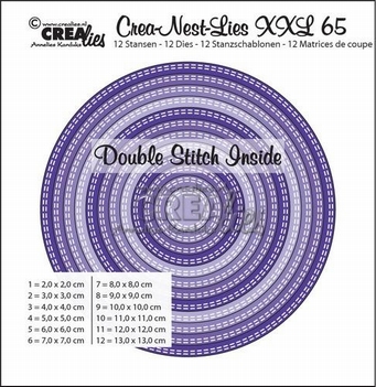 Crea-Nest-Lies set mallen nummer 65 XXL   CLNestXXL65