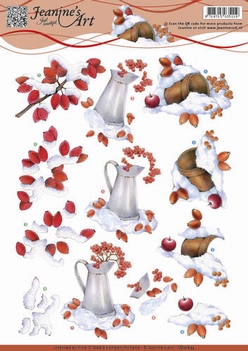 Jeanine's Art Knipvel Winter Berries CD10843*