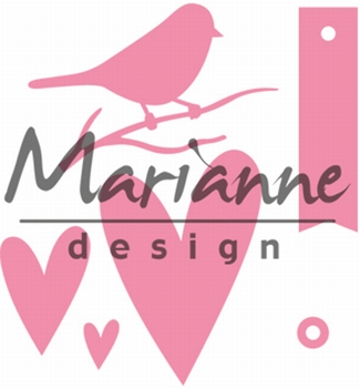 Marianne Design Collectables Gift Wrapping: Bird, TagCOL1443