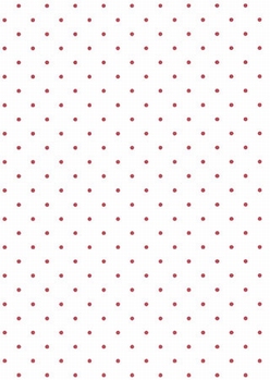 Wekabo Achtergrondvel Puntjes Rood 237*