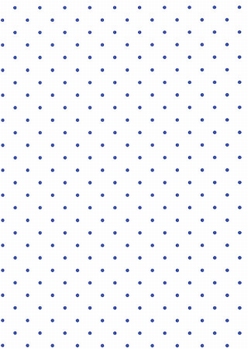 Wekabo Achtergrondvel Puntjes Donkerblauw 242*