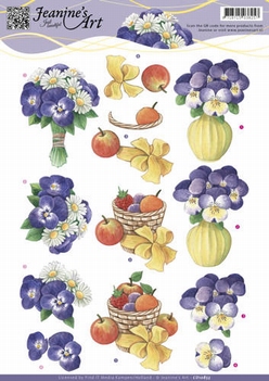 Jeanine's Art Knipvel Springflowers 3    CD10853*
