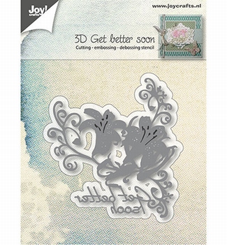 Joy Crafts Snijmal Get better soon 6002/0984*