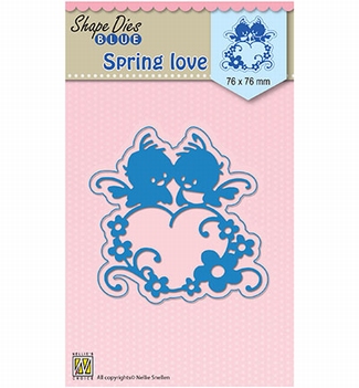 Nellie Snellen Shape Die Spring Love SDB016*