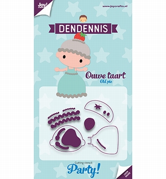 Joy Crafts Snijmal Dendennis Party Ouwe Taart 6002/3114*