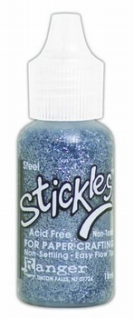Ranger Stickles Glitter Lijm Steel SGG59752