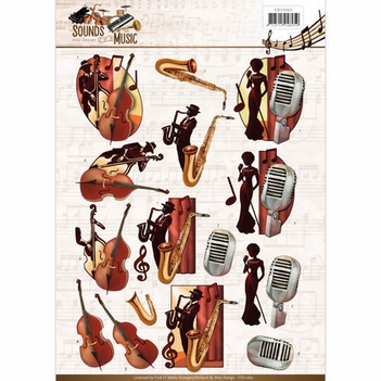 Amy Design knipvel Sounds of Music - Jazz CD11062*