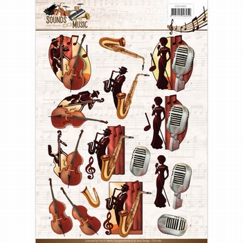 Amy Design knipvel Sounds of Music - Jazz CD11062*