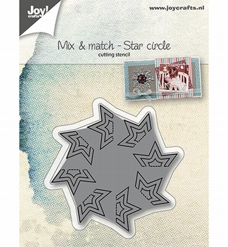 Joy Crafts Snijmal Mix & Match Stercirkel 6002/1067