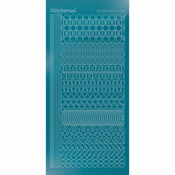 Hobbydots Sticker - Mirror - Turquoise STDM21D