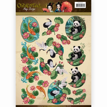 Amy Design knipvel Oriental - Animals CD11074*
