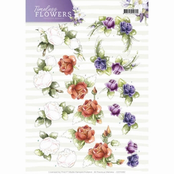 Precious Marieke knipvel Timeless Flowers - Roses CD11082