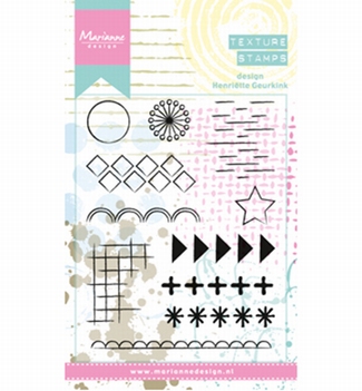 Marianne Design clear stamp Henriëtte's Elements MM1622*