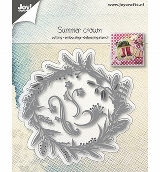 Joy Crafts Snijmal Krans Zomernatuur 6002/1064*