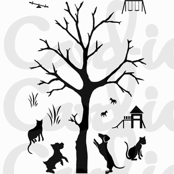 Card-io Clear Stamp Walk in the Park CCSTWAL-01