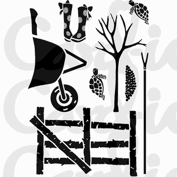 Card-io Clear Stamp Perfect Patch CDCCSTPER-01