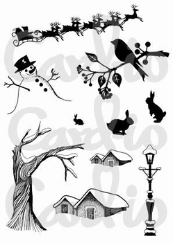 Card-io Clear Stamp Scenery 2   CCSTSCE-02