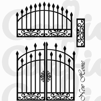 Card-io Clear Stamp Grand Gates CDCCSTGRA-02