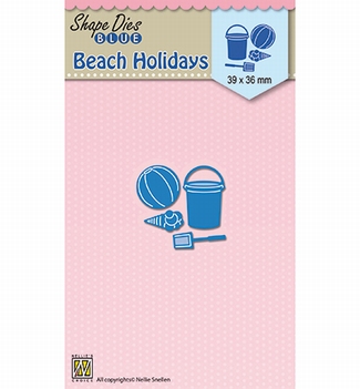 Nellie Snellen Shape Die Holidays Beach SDB051*
