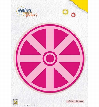 Nellie Snellen Multi Frame Die Kaleidoscope Wheel MFD117*