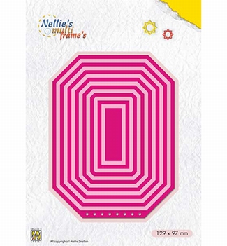 Nellie Snellen Multi Frame Die Booklet Rectangle MFD115*
