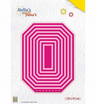 Nellie Snellen Multi Frame Die Booklet Rectangle MFD115