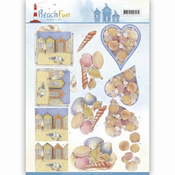 Jeanine's Art Knipvel Beach Fun - Seashells CD11070*