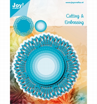 Joy Crafts Snijmal Kantrand Cirkel 6002/1141*